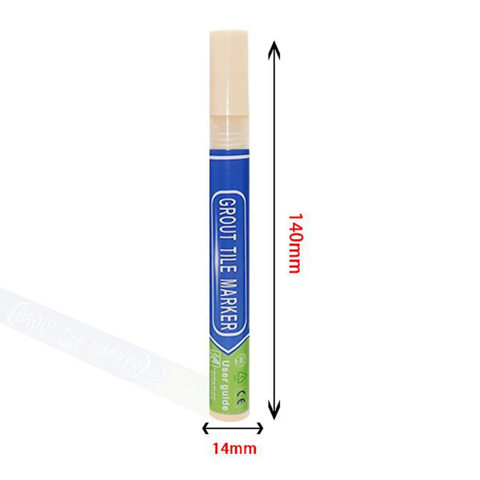 Queen 3Pack Grout Pen, Tile Grout Paint Pen, Grout Shine Touch Up Repair Marker