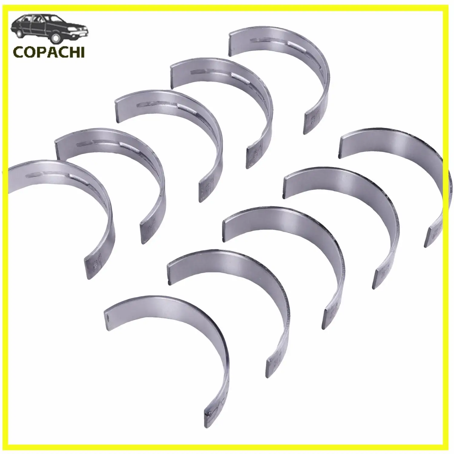 

10 шт. M274 M270 двигатель, автоматические основные подшипники коленчатого вала 2700330101 2700330102 для Mercedes-Benz C180 A200 W205 X156 1,6T автомобиля