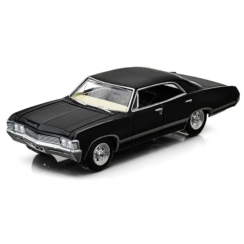 Odlew w skali 1:64 1967 Impala sportowe aluminiowy Model samochodu mięśniowe klasyki zabawki dla dorosłych kolekcja pamiątek prezenty statyczne