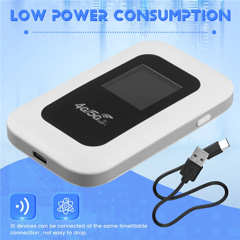 AA08-4G Wifi Router With Screen 150Mbps Wifi Modem Car Mobile Wifi Wireless Hotspot Mifi
