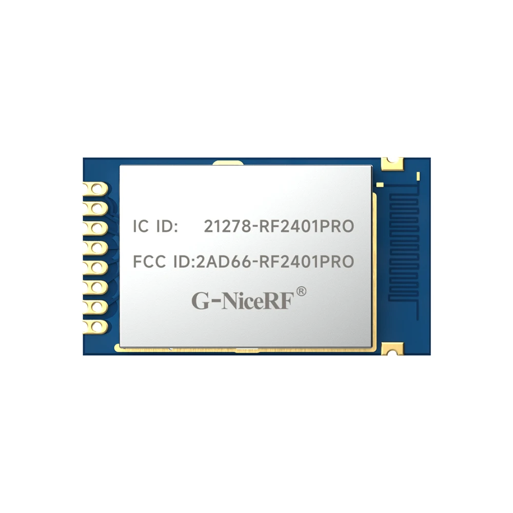 2PCS/Lot RF2401PRO FCC ID & IC ID Certified NRF24L01 Chip 2.4GHz Wireless Transceiver Module