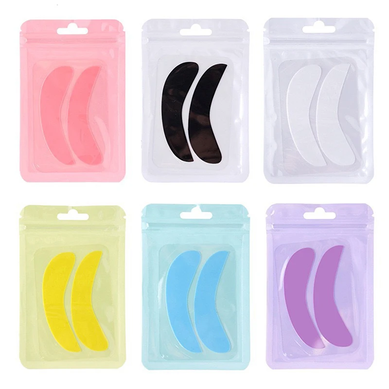 Flower Type Lower Eyelash Eye Pads Silicone Stripe Lash Lift Eyelash Extension Reusable Patches Under Eye Gel Patch Makeup Tool