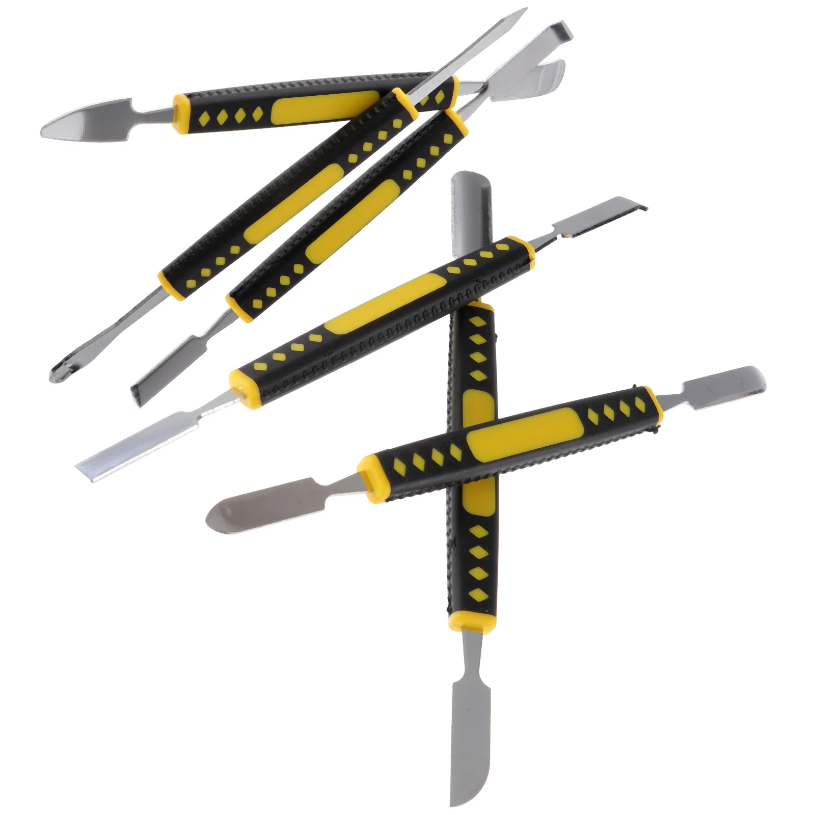 

6PCS Repairing Disassembly Tools Steel Small Phone Laptop Dismantling Injection Molded Metal Crowbar Multi Purpose Prying Tool