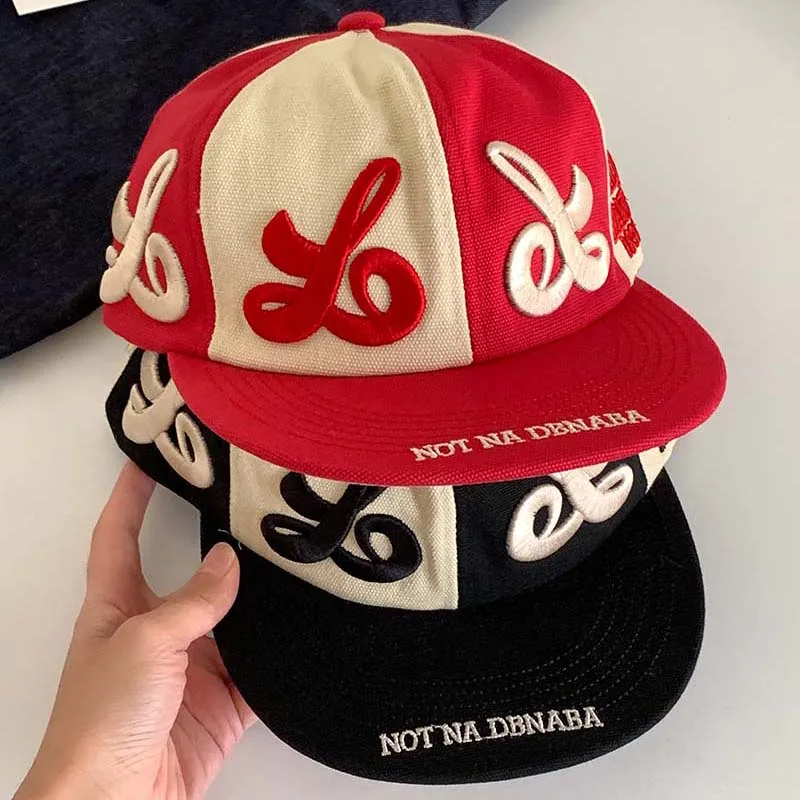 

American Style Leisure Baseball Cap For Women Fashion Street Hip-Hop Skate Cap For Youth Men Spring Autumn Adjustable Visor Cap