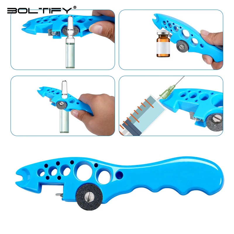 

BOLTIFY 2026 New Nurse Ampoule Bottle Opener Creative Handle Cutting Device Medical Grinding Wheel Bottle Breaker Medical Tool