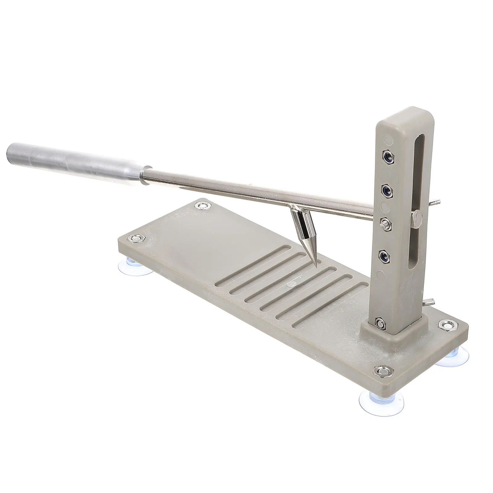 

1Pcs Oyster Opener Light Grey Iron Plastic Adjustable Kitchen Seafood Shucker Comfortable Handle Convenient Shellfish