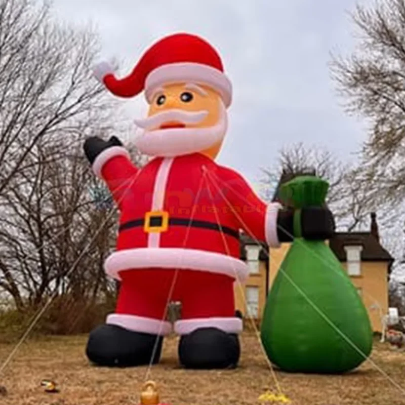 

Huge Giant Yard Decoration Advertising Inflatable Santa Claus Model Mascot for Christmas Decoration Parade