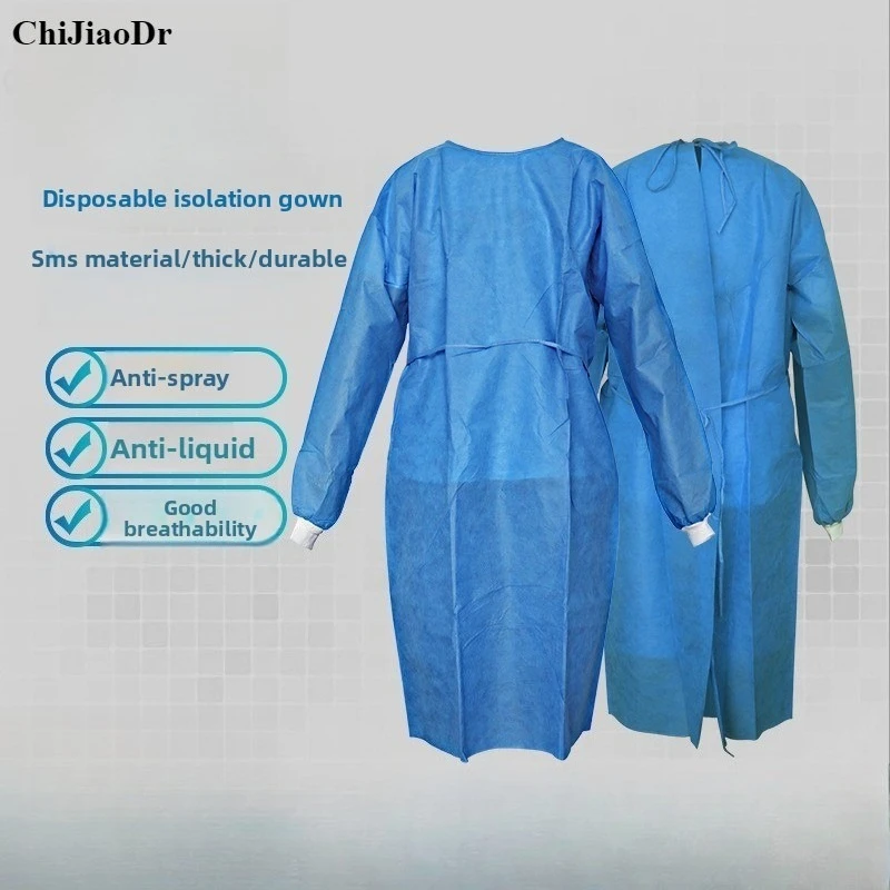 Disposable Surgical Gowns Individually Packaged Isolation Gowns Sterile Gowns Waterproof Medical Protection for Dentists