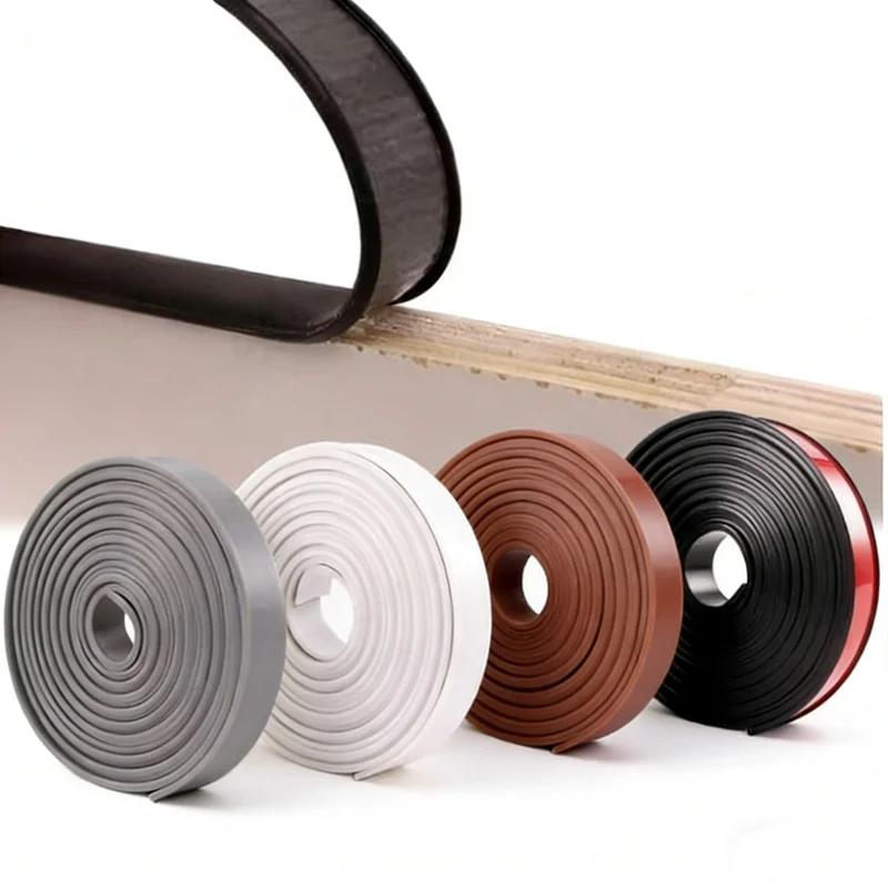 5M New U-shaped Edge Banding Cabinet Desktop Edge Banding Decorative Strip TPE Wood Furniture Protector Cover Home Decoration