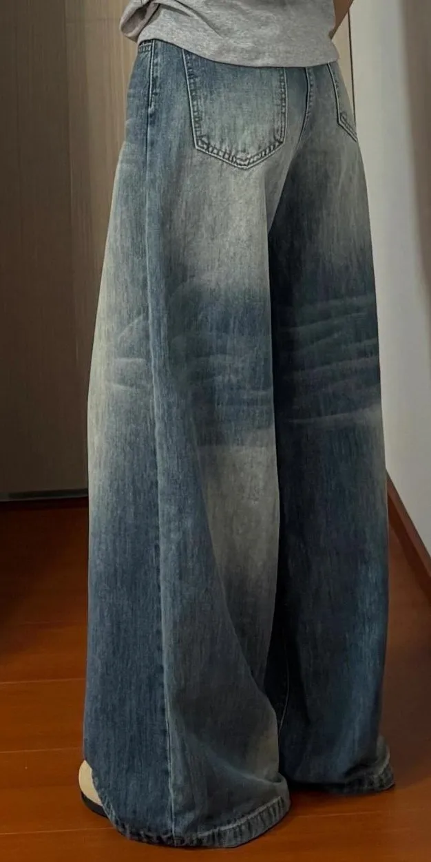 Calças de perna larga mulher primavera cetim brilhante queimado clube partywear moda faixas suaves plissado texturizado chique calças ol