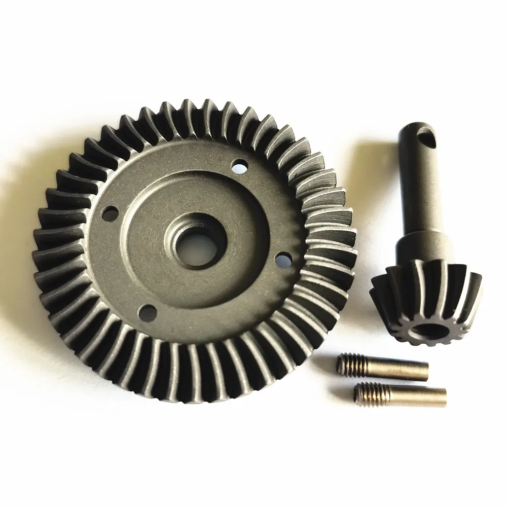 

Hard Chrome Steel Helical Spiral Differential Ring/Pinion Gear 43T/13T for Axial 1/10 Yeti RR10 SCX10 Wraith EXO AX30402