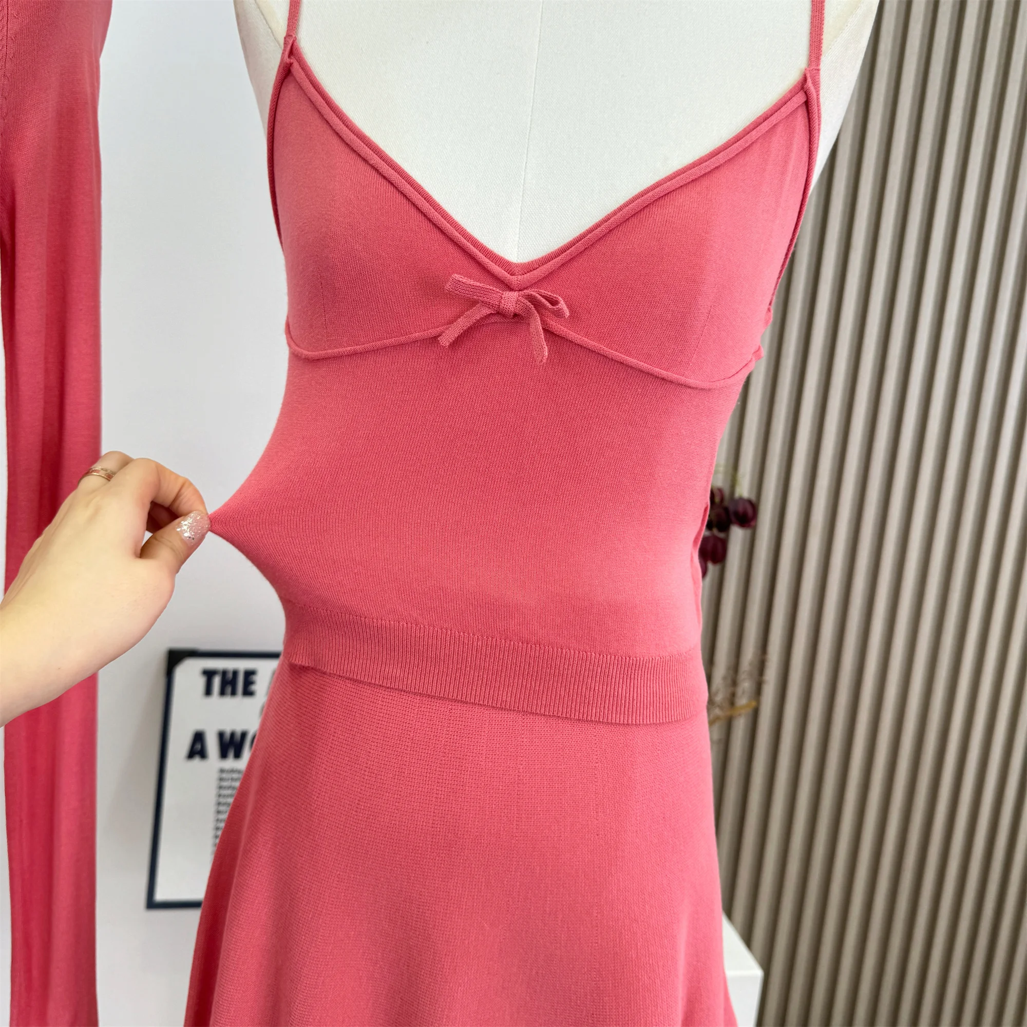 여성 여름 스윗 쓰리피스 스커트 세트 여성 스트릿웨어 - Longline Cardigan Knit 리뷰 및 가격