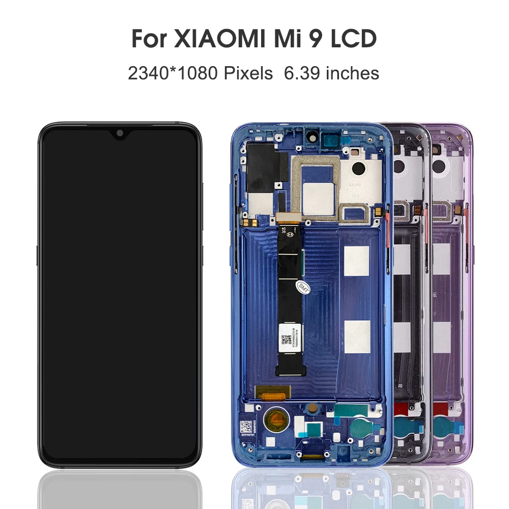 6.39\'\'For Xiaomi Mi 9 For  Mi9 M1902F1G LCD Display Touch Screen Digitizer Assembly Replacement