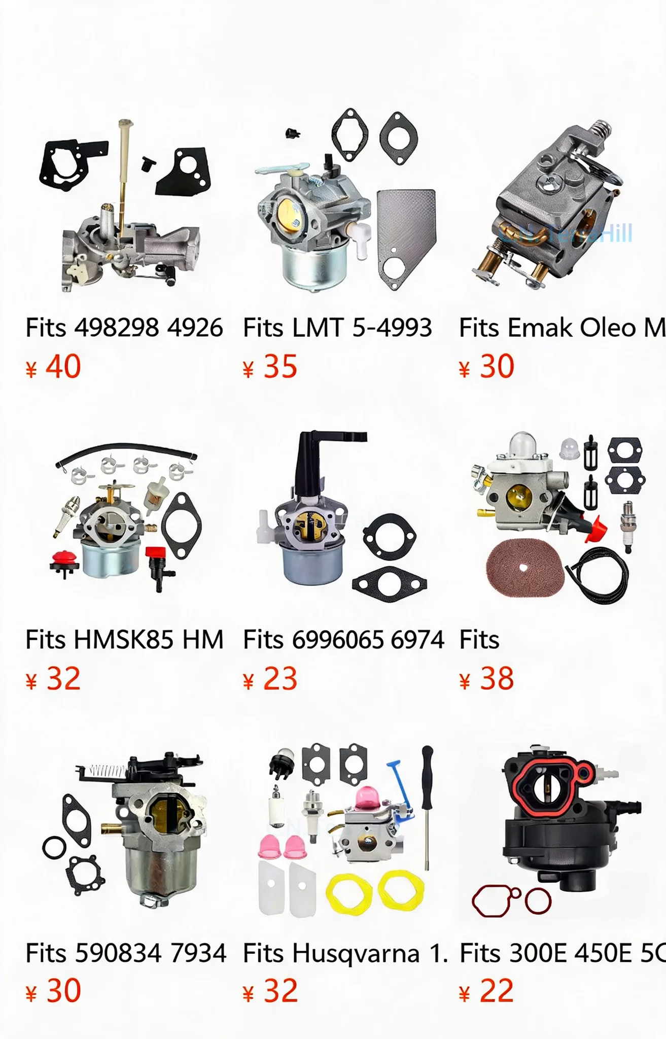 Carburetor Compatible with GX120 GX160 GX200 GX168F 168F 5.5HP 6.5HP 2KW Engine