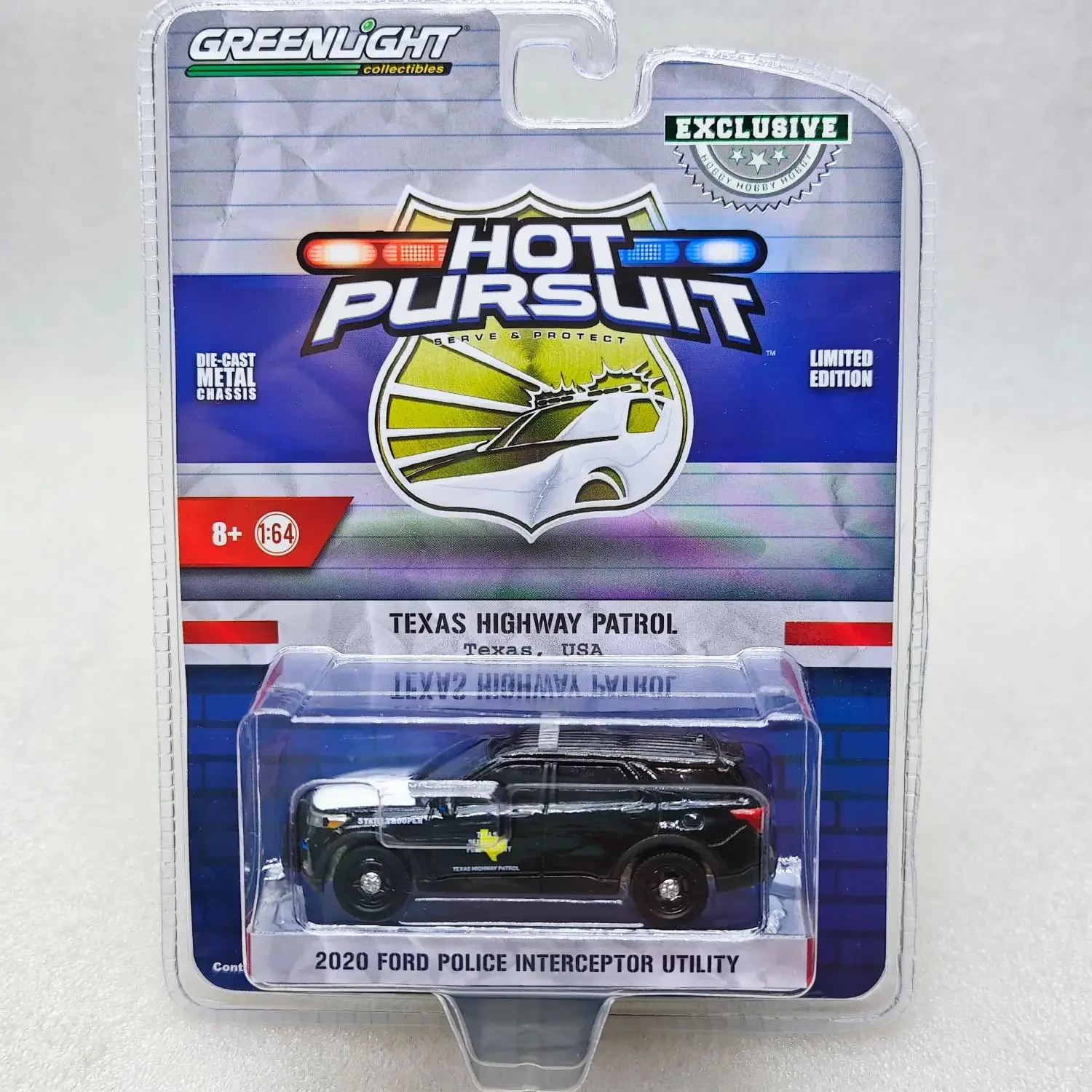 

GreenLight 1:64 2020 Ford Police Interceptor Utility High Simulation Alloy Car Model Collectible Toy Gift Display Ornament