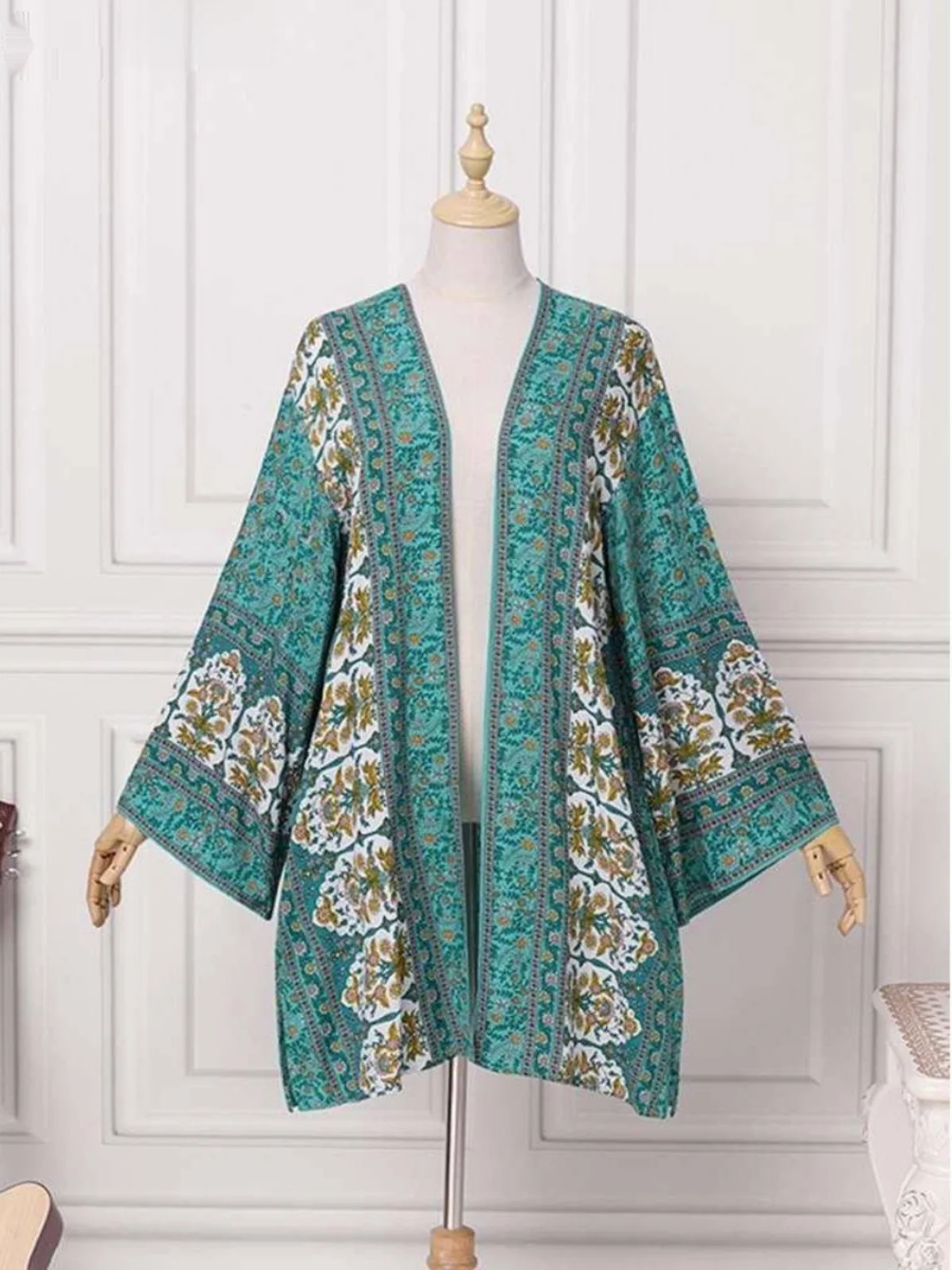 بلوزة نسائية بوهو فليتش سترة علوية irt صيفية نظيفة الخصر مقصوصة ort Sve مزيج القطن irt