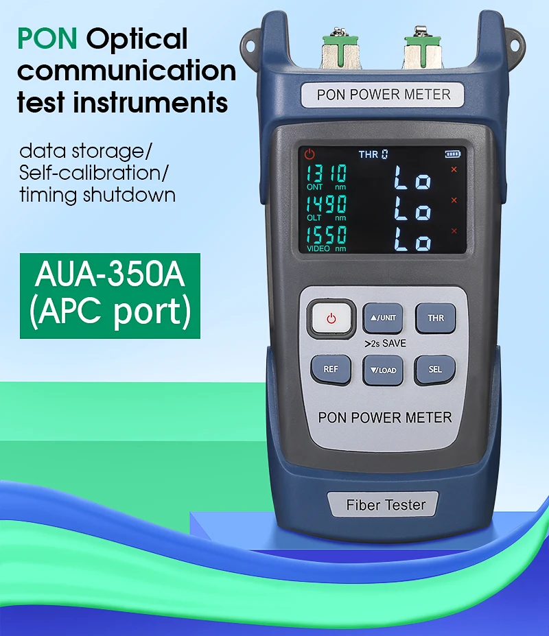 

COMPTYCO AUA-350A/U APC/UPC port(optional) Fiber Optical PON Power Meter FTTX/ONT/OLT 1310/1490/1550nm