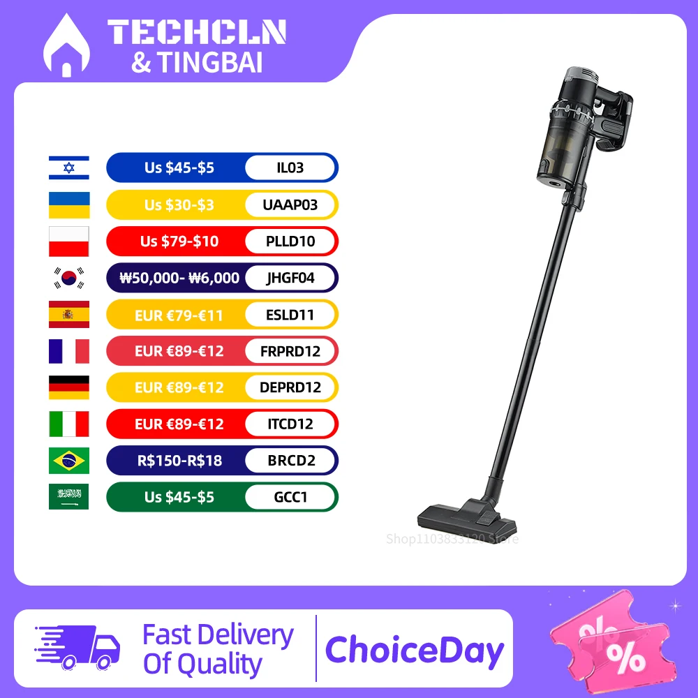 MD-1908 15000Pa High Power Vacuum Cleaner 400W Motor Powerful Suction Handheld Vertical Vaccum Cleaner for Home Appliance