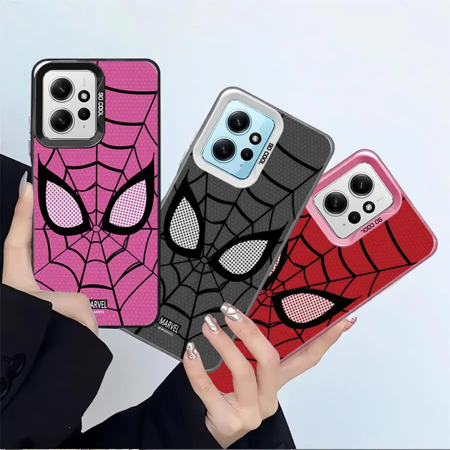 Marvel Sipider Man Logo Phone Case for Xiaomi Redmi 9C 9T 10 12 4G 5G 13C A2 A1 A2 Plus Soft Cover