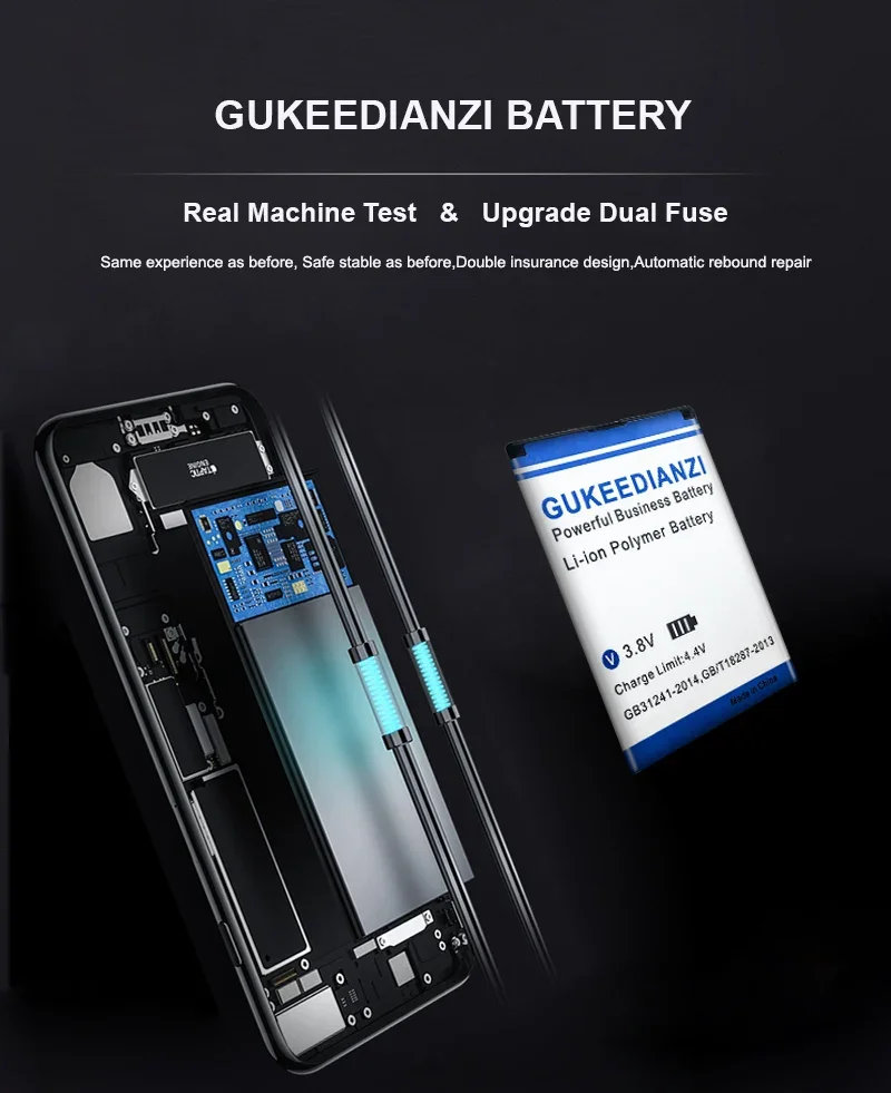 GUKEEDIANZI BP-4L Battery For Nokia N97 E61i E63 E90 E95 E71 6650F N810 E72 E52 E55 E6-00 E73 6760s 4200mah