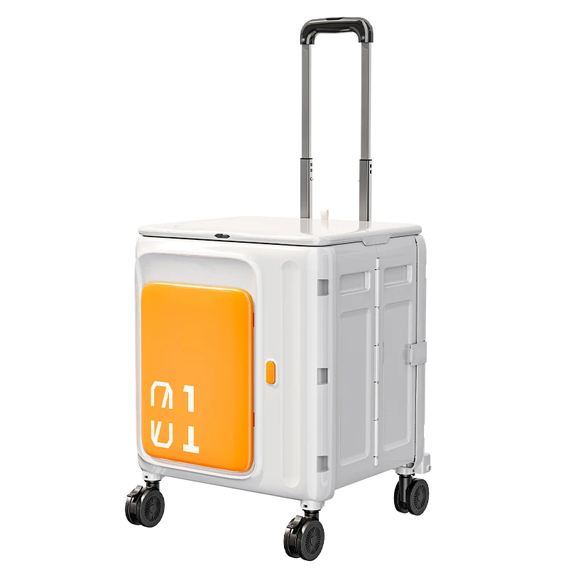 Multifunctional Camping Trolley Large Capacity Portable Folding Outdoor Storage Box Home Camping Push Box Camping Equipment
