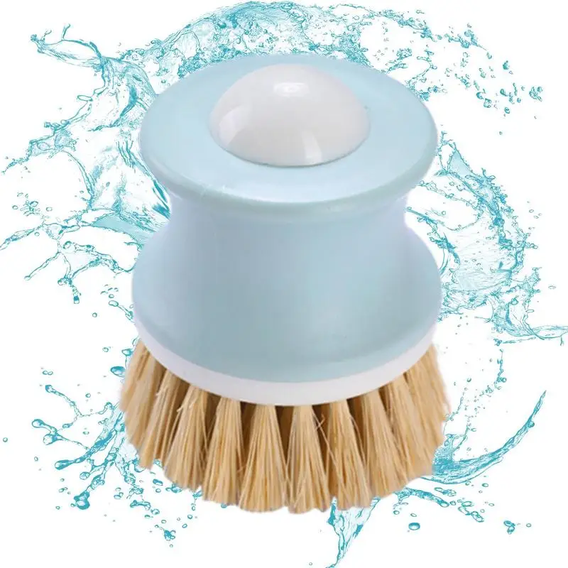 Sisal Bristle Dish Brush With Handle Ensure Gentle Cleaning Not Easily Deformed Multifunctional Wash Pot Dish Brush for home