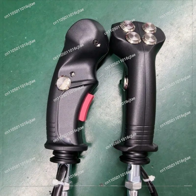For 4/5/6 Button for Excavator/harvester/tractor Modification Optional Red Safety Switch Electronic Control Handle