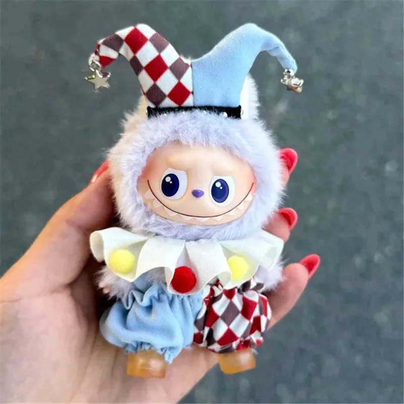 4.0 The Monsters Pin Love Series For Labubu Doll Workwear Fast Food French Fries Cosplay Clothes Fashion Coffee Ropa Clothing