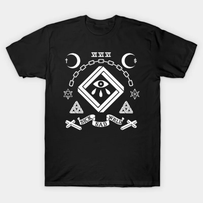 0331 Retro Sick sad world Daria MTV Gift t shirt 90s Nostalgia cartoon Graphic Clothes 100% cotton printed Y2K clothing