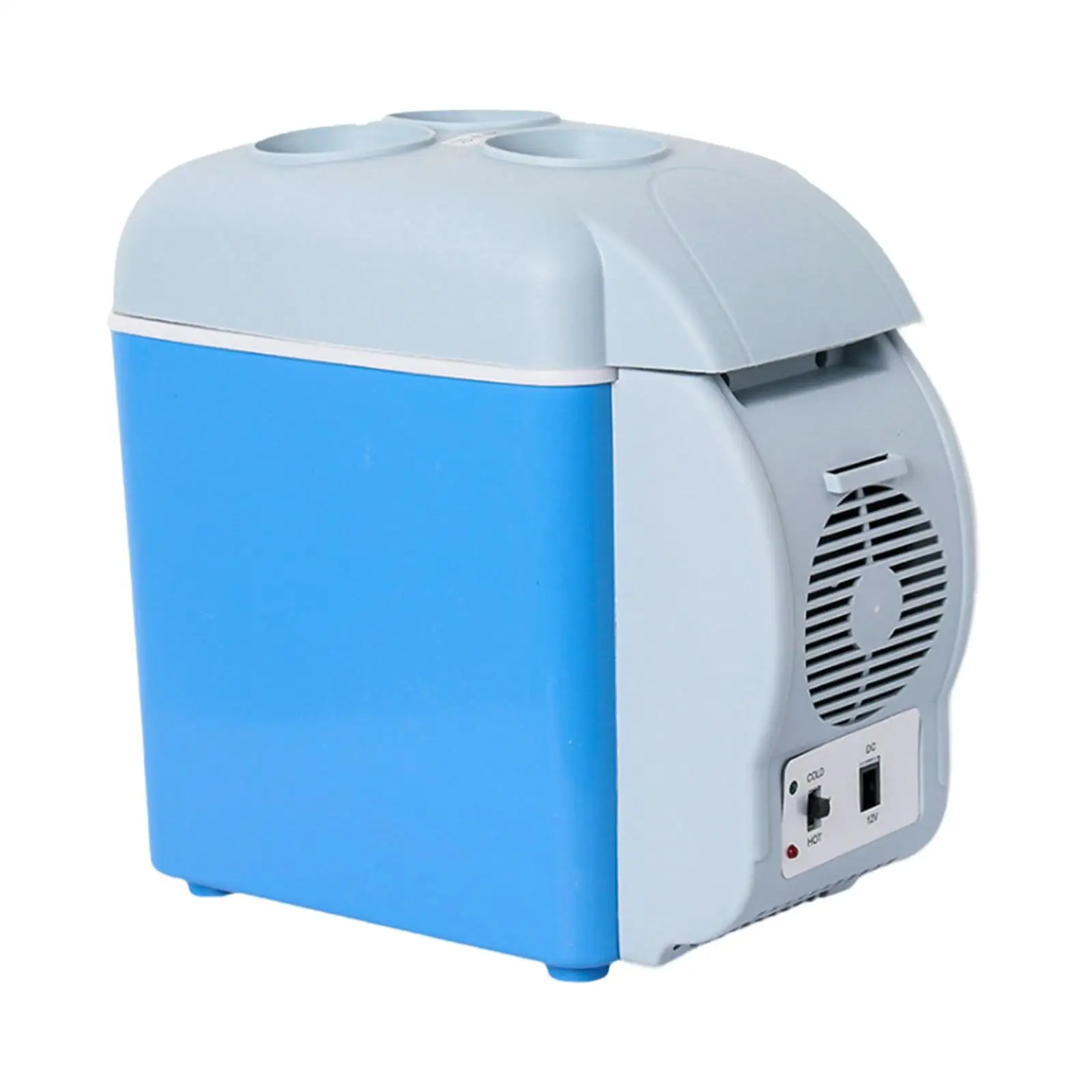 12V Small Fridge for Car Skincare Fridge 7.5 Liter Capacity 220V AC Compact Refrigerator Mini Fridge for Van RV Bedroom