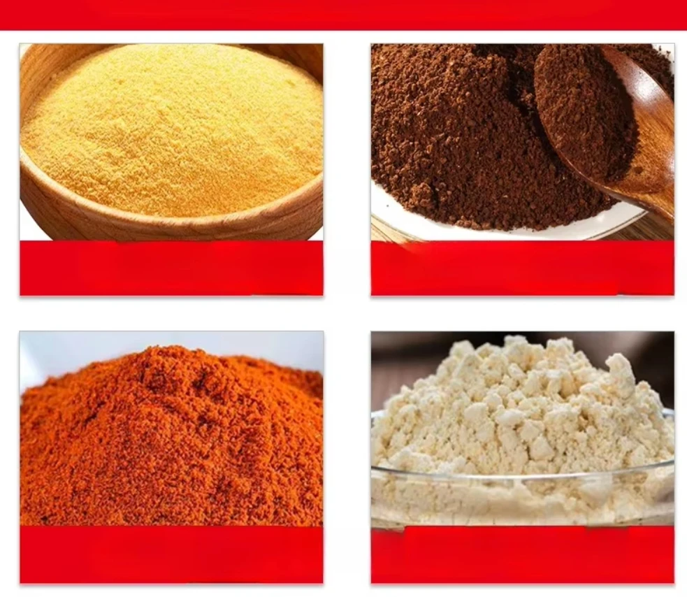 كسارة الذرة ذاتية التحضير، ماكينة طحن الحبوب المنزلية الأوتوماتيكية 220 فولت، كسارة طحن الأعلاف