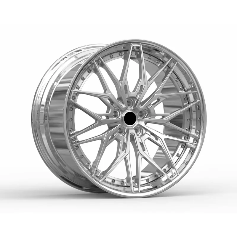 

Customization Modern Forged Aluminum Alloy 2 Piece High Performance Concave Design Lightweight Racing Wheels New 5x112 5x120