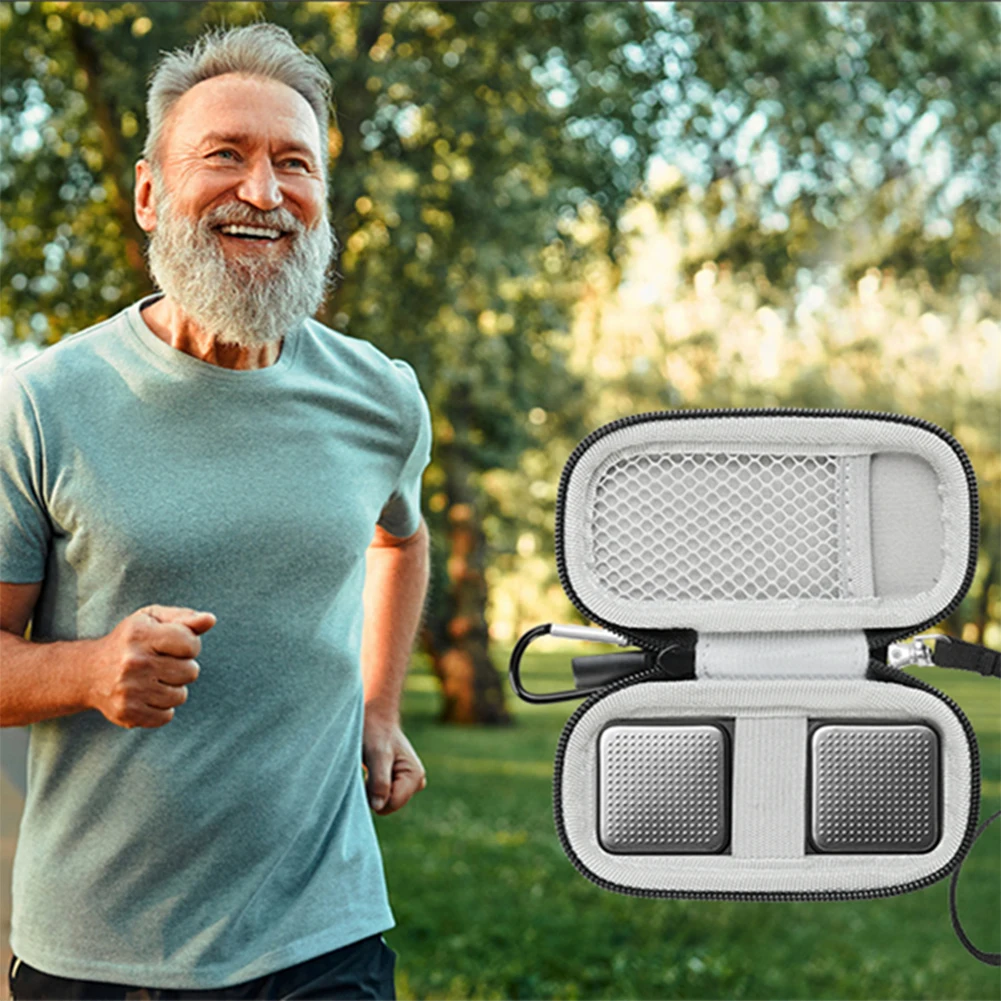 Heart Monitor Case Nylon Portable Storage Case with Mesh Pocket Protective Storage Case for AliveCor Kardia/KardiaMobile 6L EKG