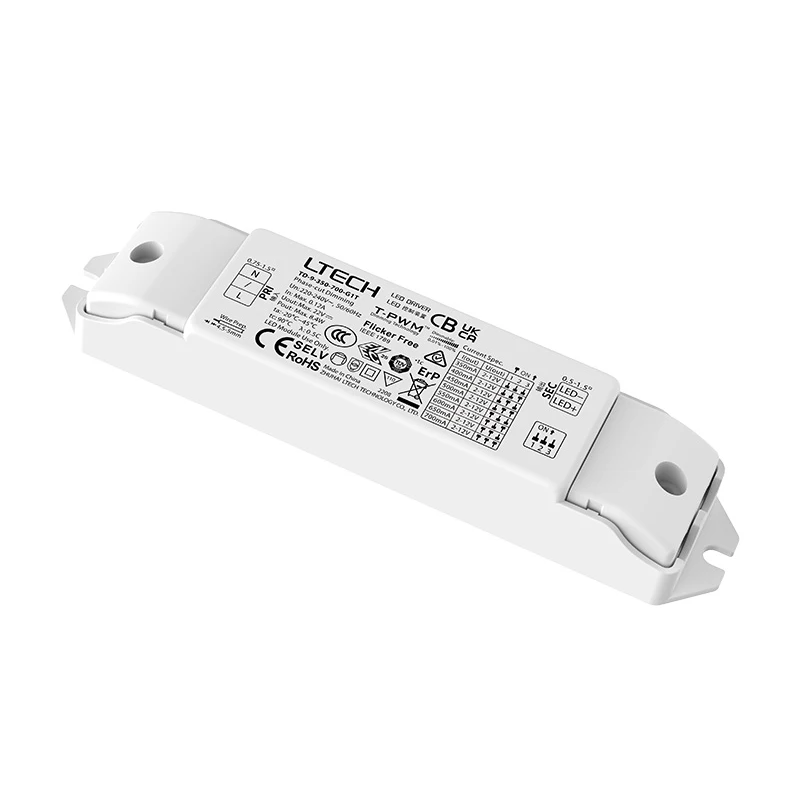 LTECH New Led Triac Driver 200V-240V Input 9W 10W 100mA 350mA 700mA Output CC Constant Current Dimmable Intelligent Power Supply