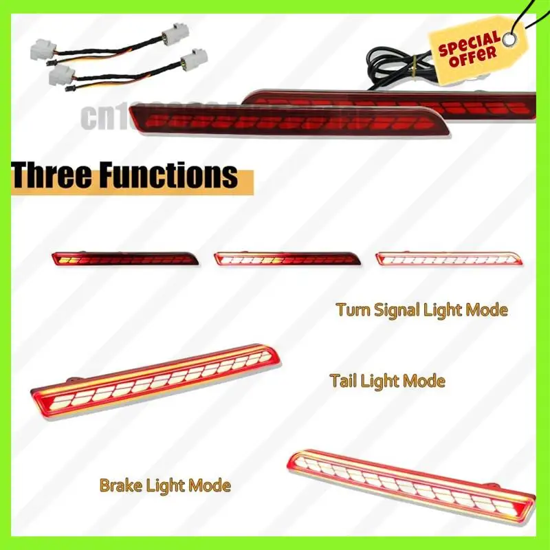 -A61K بدوره مصباح إشارة متتابعة الضباب مصباح الفرامل ضوء LED المصد الخلفي عاكس لتويوتا سيينا 2021 2022 2023