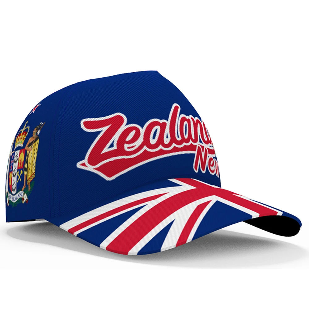 

New Zealand Custom Made Name Number Team Logo Hat Nzl Country Travel Maori Nation Aotearoa Flag Print Photo Baseball Cap