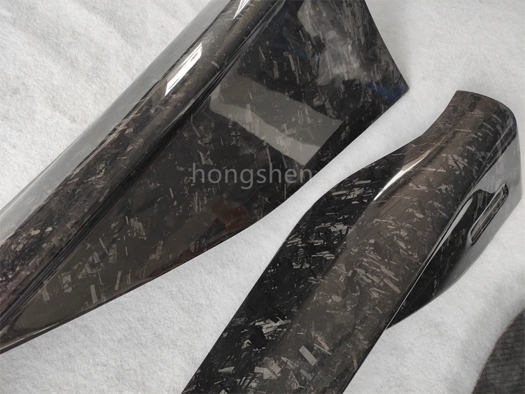 ชุดแต่งคาร์บอนไฟเบอร์สไตล์ 540LT สำหรับ McLaren 540C & 570S พร้อมกันชนข้างแบบฟอร์จ ขยายสเกิร์ตข้าง แรงบันดาลใจจาก 600LT