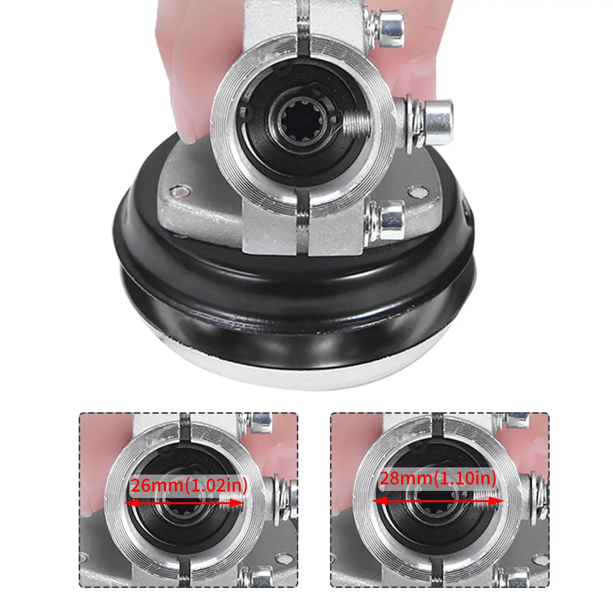 7/9 Zähne 26/28mm Trimmer-Getriebekopf Ersatzteile Rasenmäher Rasentrimmer Freischneider Gartenwerkzeug – Detail 4