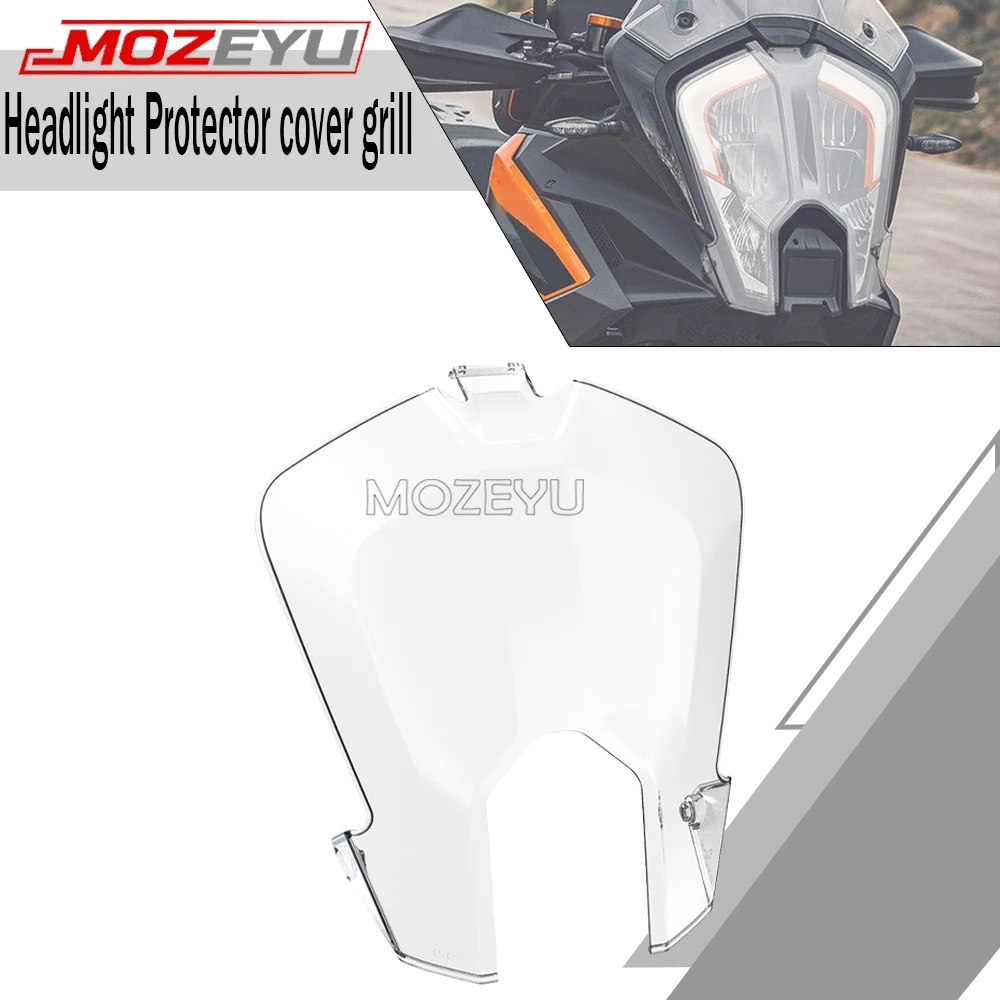 Motorcycle Accessories Headlight Protector For 1290 Super Adventure S R 2017 - 2024 Head Light Guard Cover Protection Grill