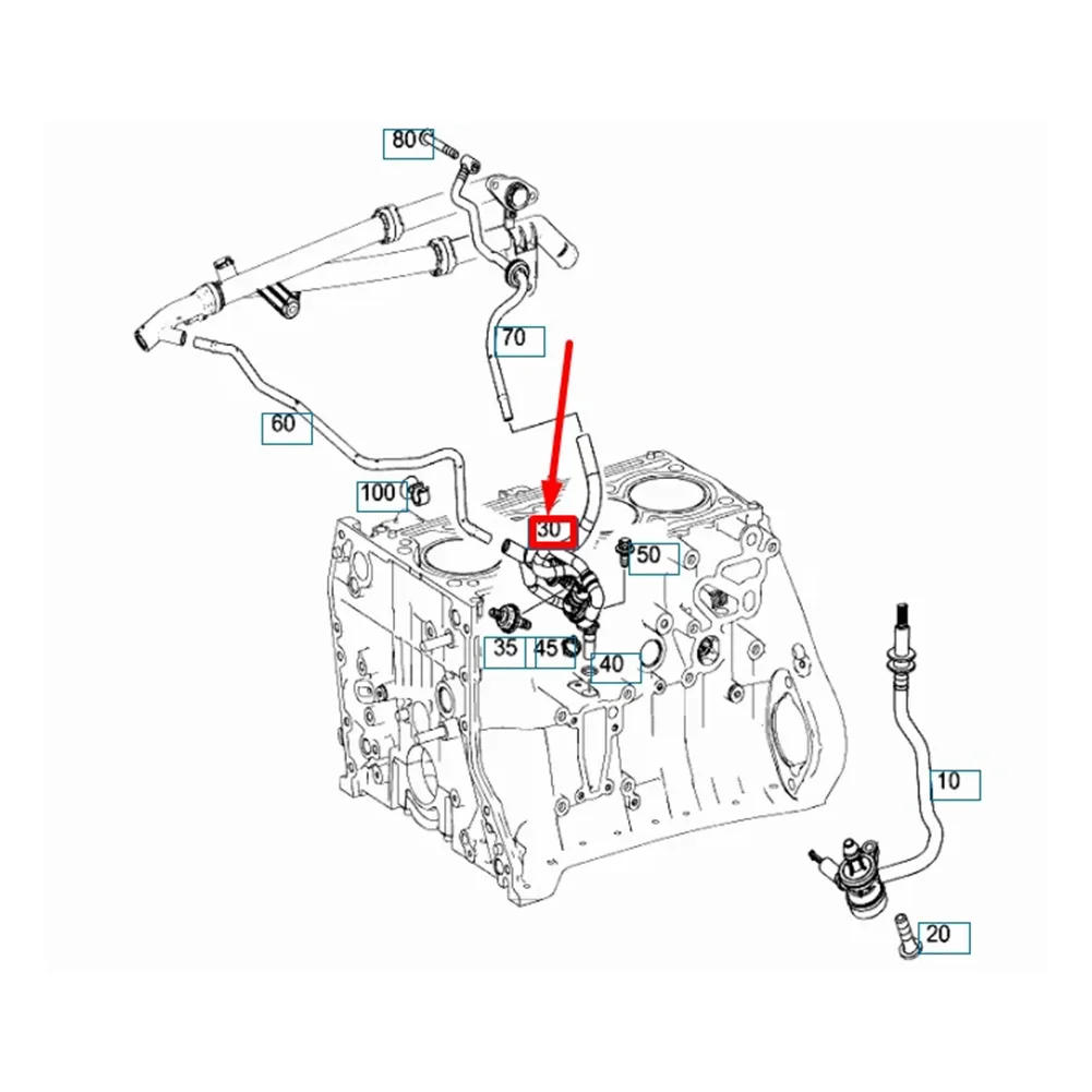 

Для Mercedes C180 C200 E200 W204: Клапан вентиляции картера (PCV) A2710180729, износостойкий, из АБС-пластика, быстрая установка