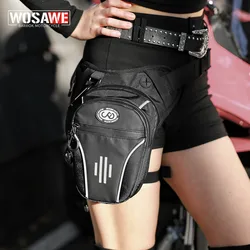 WOSAWE Multi-Function Motorcycle Drop Leg Bag Hip Bum Motorcycle Bag Outdoor Waist Bag Motorbike Riding Chest Bag