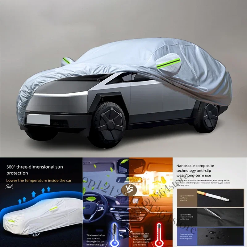 

For Tesla Cybertruck Auto Anti snow Anti dust Anti-uv Anti peeling paint And Anti Rainwater 210t car cover Car cover protection