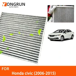 Car Cabin Air Filter for Honda Civic 2006-2015 Auto Filters Carbon Fiber P3875WS 80219-SHJ-A01 80292-SDA-407 80292-SDA-A01