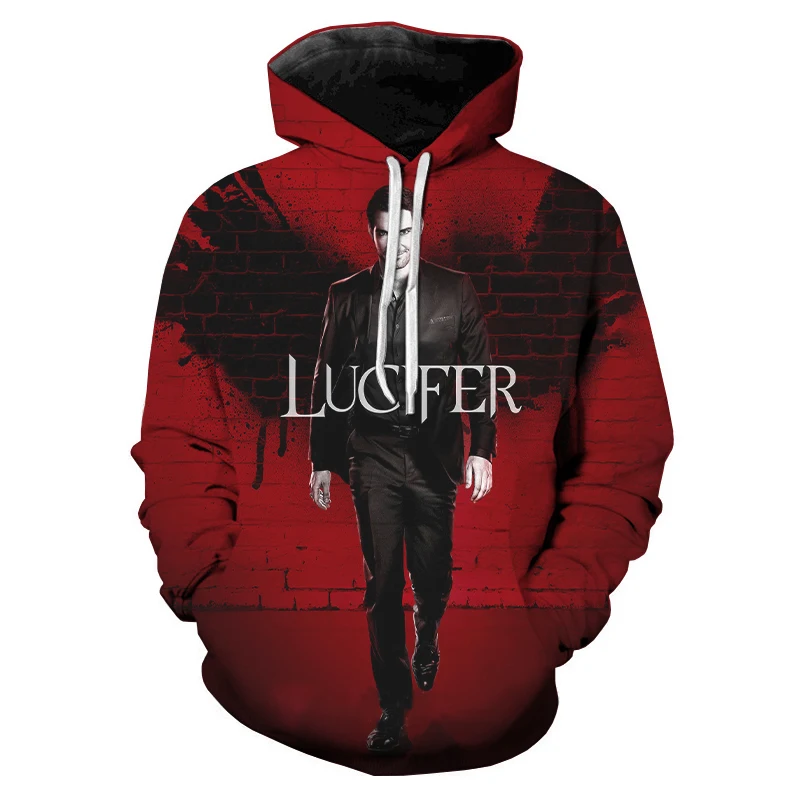 2023 Hot TV Series Lucifer 3D Printed Hoodies Men/Women's Fashion Popular Sweatshirts Harajuku Hip Hop Oversize Pullover 2XS-5XL