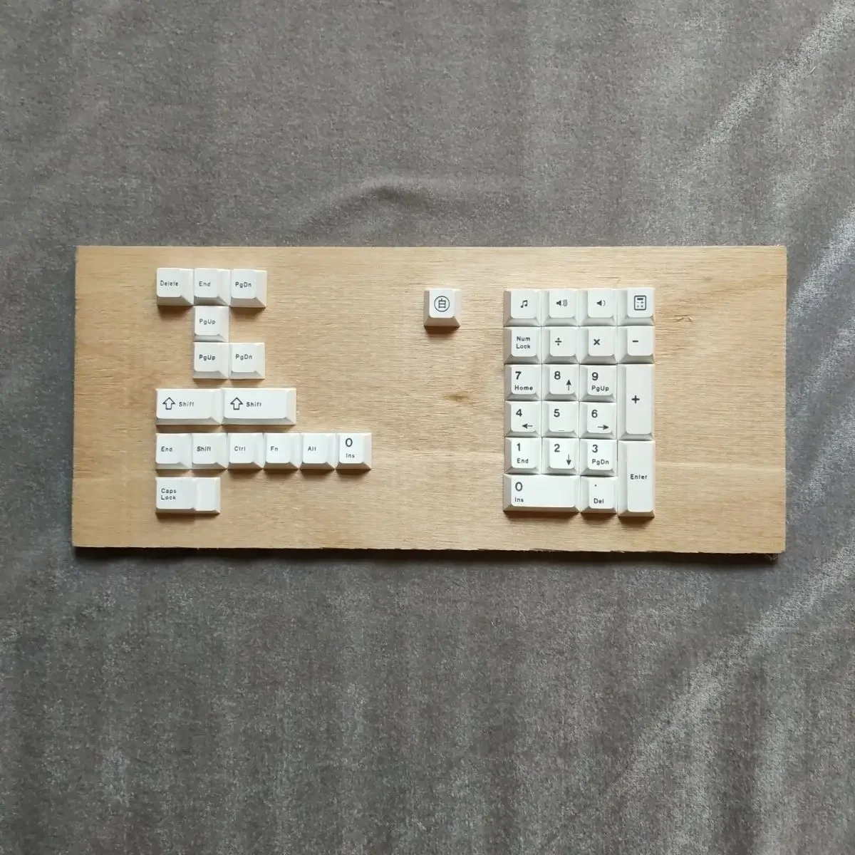AIFEI Minimalist Style White English Japanese Keycap PBT Thermal Sublimation Cherry Profile Mechanical Keyboard MX Switch Keycap