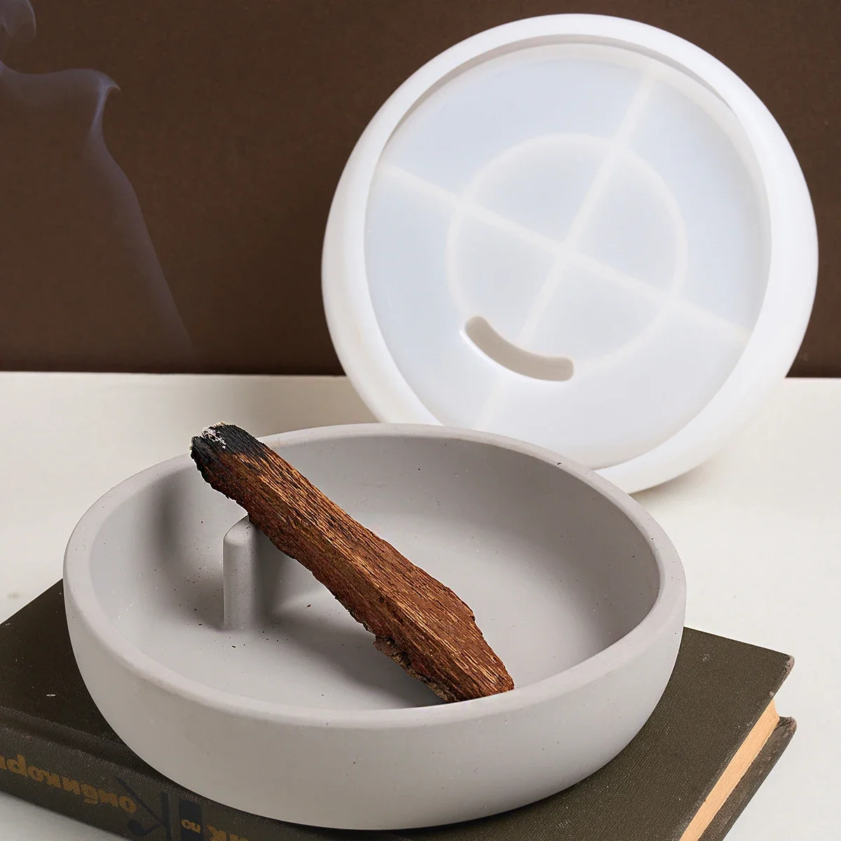 

Поднос для ароматерапии, силиконовая форма с контейнером для пепла, сделай сам, нерегулярная основа для свечи, блюдо для фруктов, коробка для хранения ювелирных изделий, гипсовая форма, домашняя декабрь