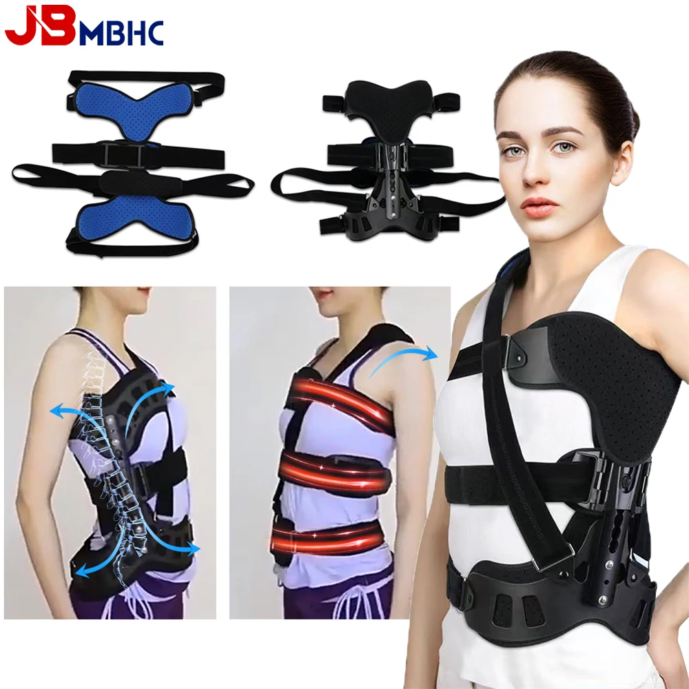 

Adjustable Scoliosis Back Corrector Spinal Orthosis Brace for Posture Correction & Spinal Support, Comfortable Fixation Design
