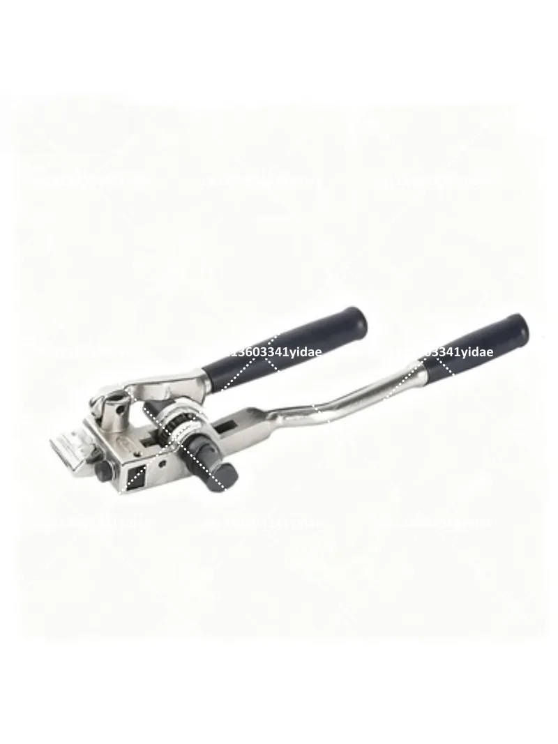 Stainless Steel Ratchet Strapping Tool for Steel Bands, Gear-Driven Tensioner
