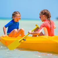 Small Kids Kayak Paddle Child Canoe Paddle 16 Inch Portable Boat Oar For Rowing Performance Water Activities Kayaking