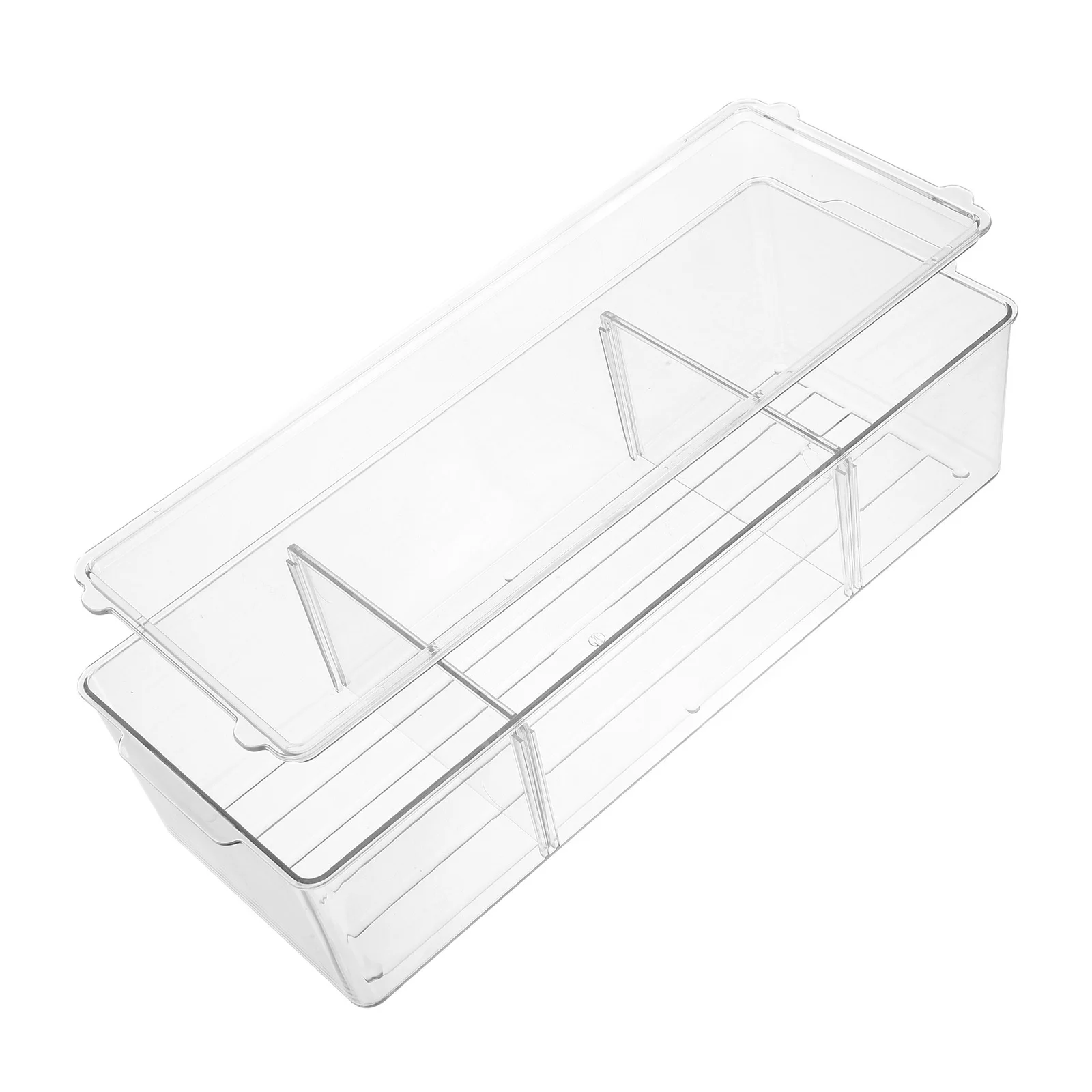 

Multi-Use Medicine Case Cosmetics Storage Box Plastic Organizer High Transparent Elegant Shape Bathroom Bedroom Table